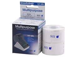 Seiko SmartLabel SLP-MRL Multipurpose Labels, SKPSLPMRL, Rectangle, 1-1/8" x 2", White, 220 Labels Per Roll, Box Of 2 Rolls