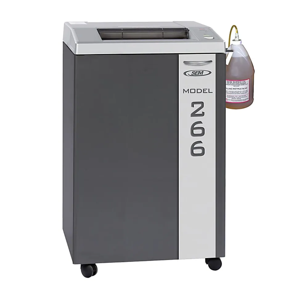 SEM 266/4 High-Security 14-Sheet Micro-Cut Shredder, 626266W/4