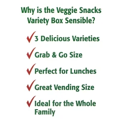 Sensible Portions Garden Veggie Variety Pack, Box Of 30 Bags
