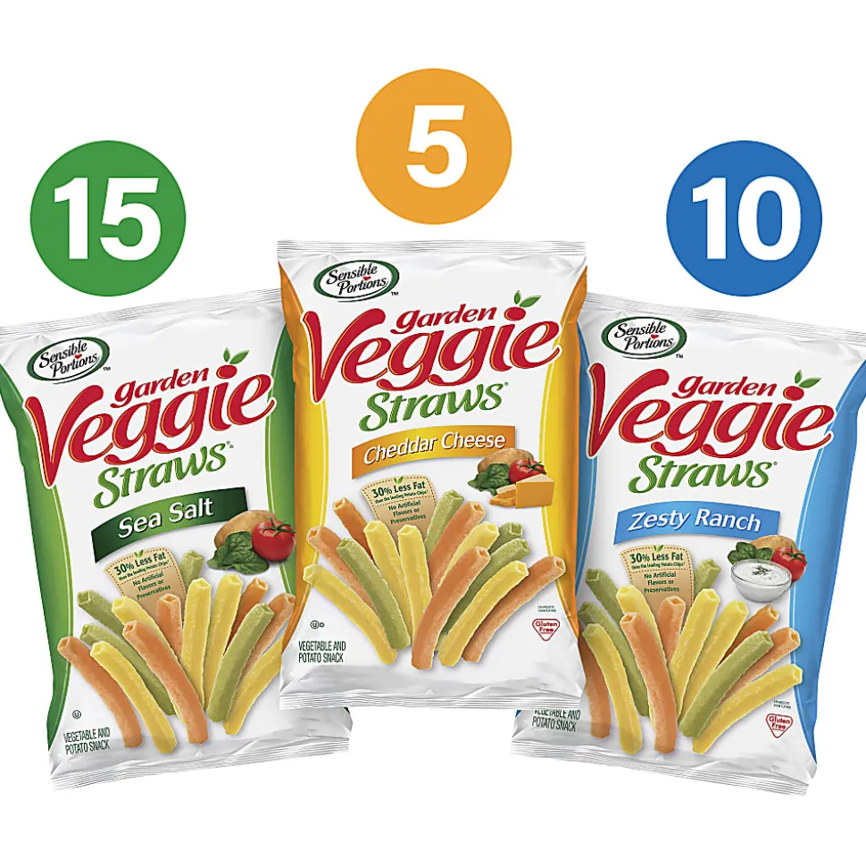 Sensible Portions Garden Veggie Variety Pack, Box Of 30 Bags