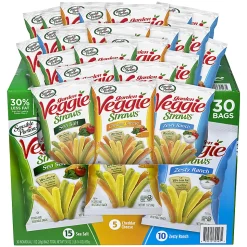Sensible Portions Garden Veggie Variety Pack, Box Of 30 Bags