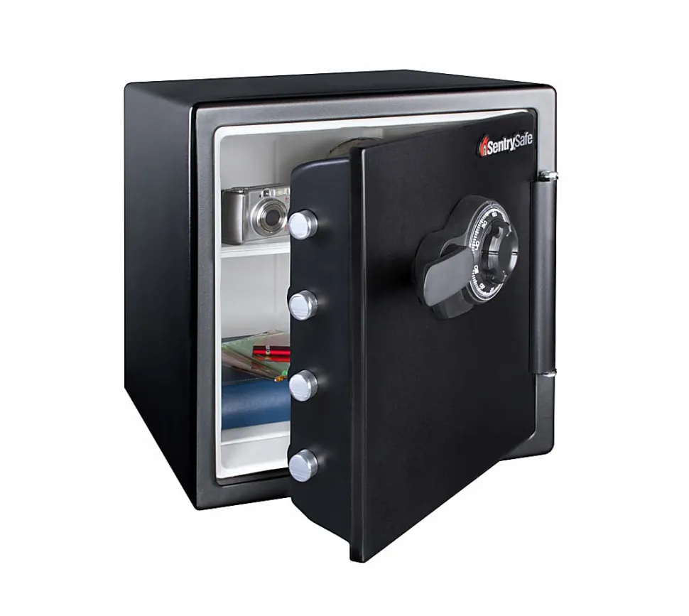 SentrySafe® Fire-Safe® Combination Safe, 1.23 Cu. Ft., Black