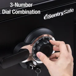 SentrySafe Fire Safe® Combination Safe, 1.23 Cu Ft