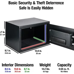 Sentry®Safe Security Safe, 0.5 Cu Ft Capacity