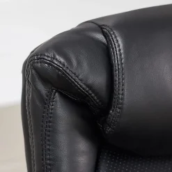 Serta® Anniston Ergonomic Mid-Back Office Chair, Smooth Black