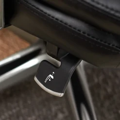 Serta® Anniston Ergonomic Mid-Back Office Chair, Smooth Black