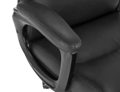 Serta® Comfort Big & Tall Ergonomic Bonded Leather High-Back Executive Office Chair, Black