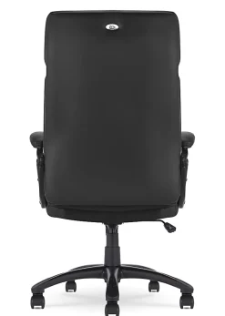 Serta® Comfort Big & Tall Ergonomic Bonded Leather High-Back Executive Office Chair, Black