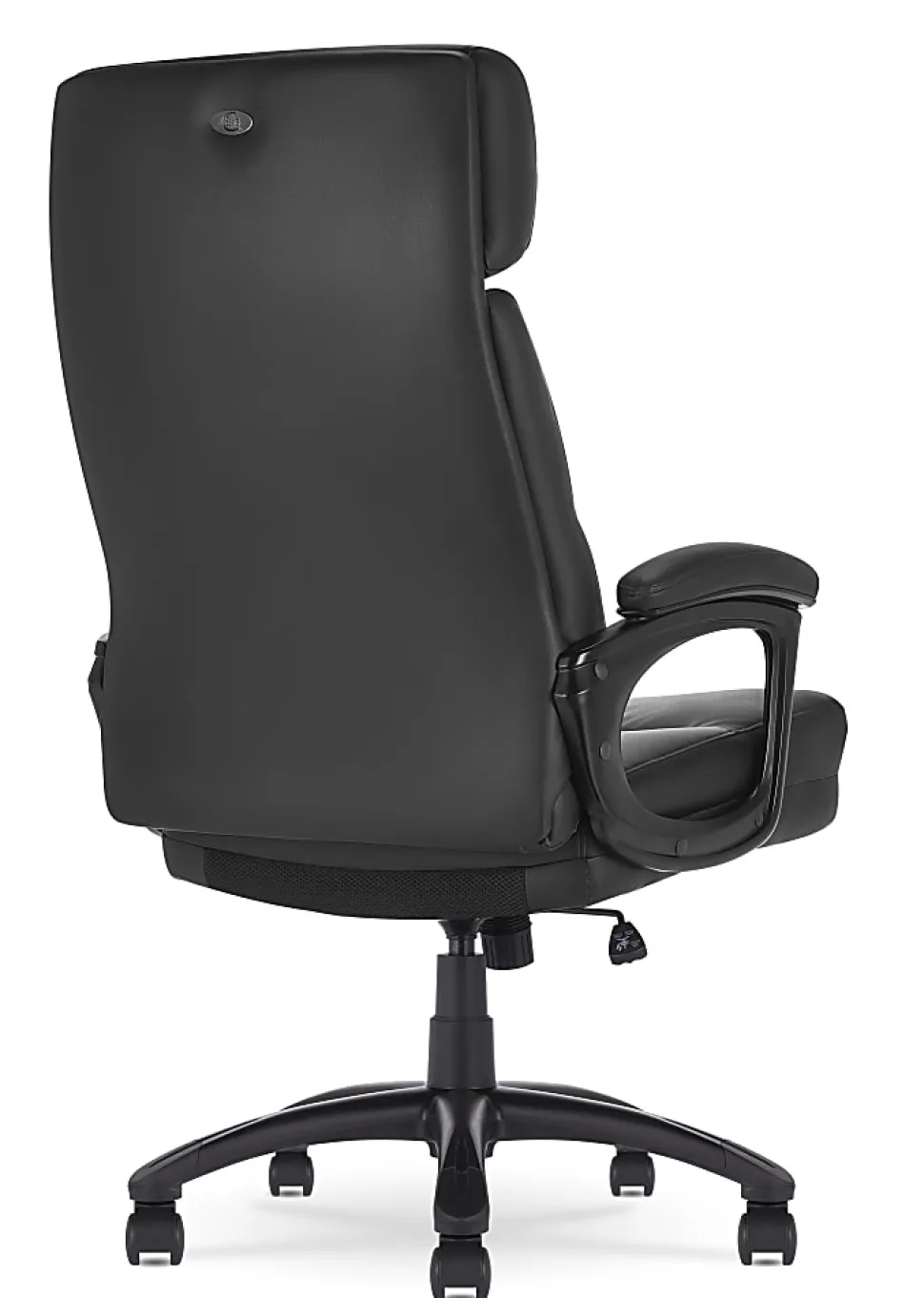 Serta® Comfort Big & Tall Ergonomic Bonded Leather High-Back Executive Office Chair, Black