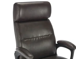 Serta® Comfort Big & Tall Ergonomic Bonded Leather High-Back Executive Office Chair, Brown