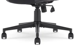 Serta Comfort Series Ergonomic Bonded Leather Mid-Back Executive Office Chair, Black