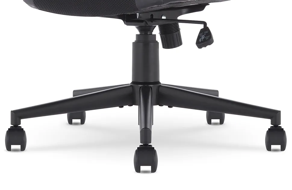 Serta Comfort Series Ergonomic Bonded Leather Mid-Back Executive Office Chair, Black