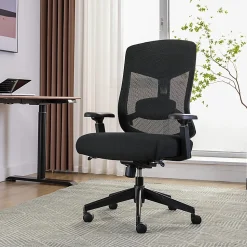 Serta Commercial Eco-2000 Big & Tall Ergonomic Mesh High-Back Executive Office Chair, Black