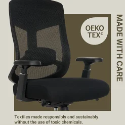 Serta Commercial Eco-2000 Big & Tall Ergonomic Mesh High-Back Executive Office Chair, Black