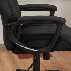 Serta® Connor High-Back Office Chair, Microfiber, Black