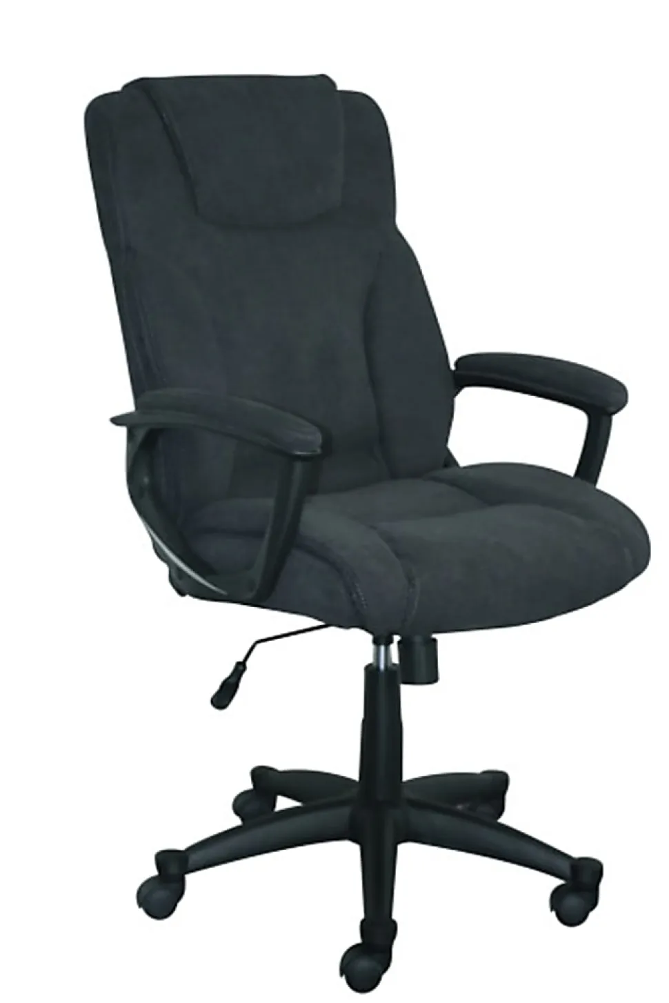 Serta® Connor High-Back Office Chair, Microfiber, Black