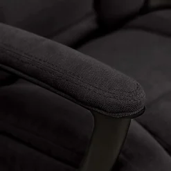 Serta® Connor High-Back Office Chair, Microfiber, Black