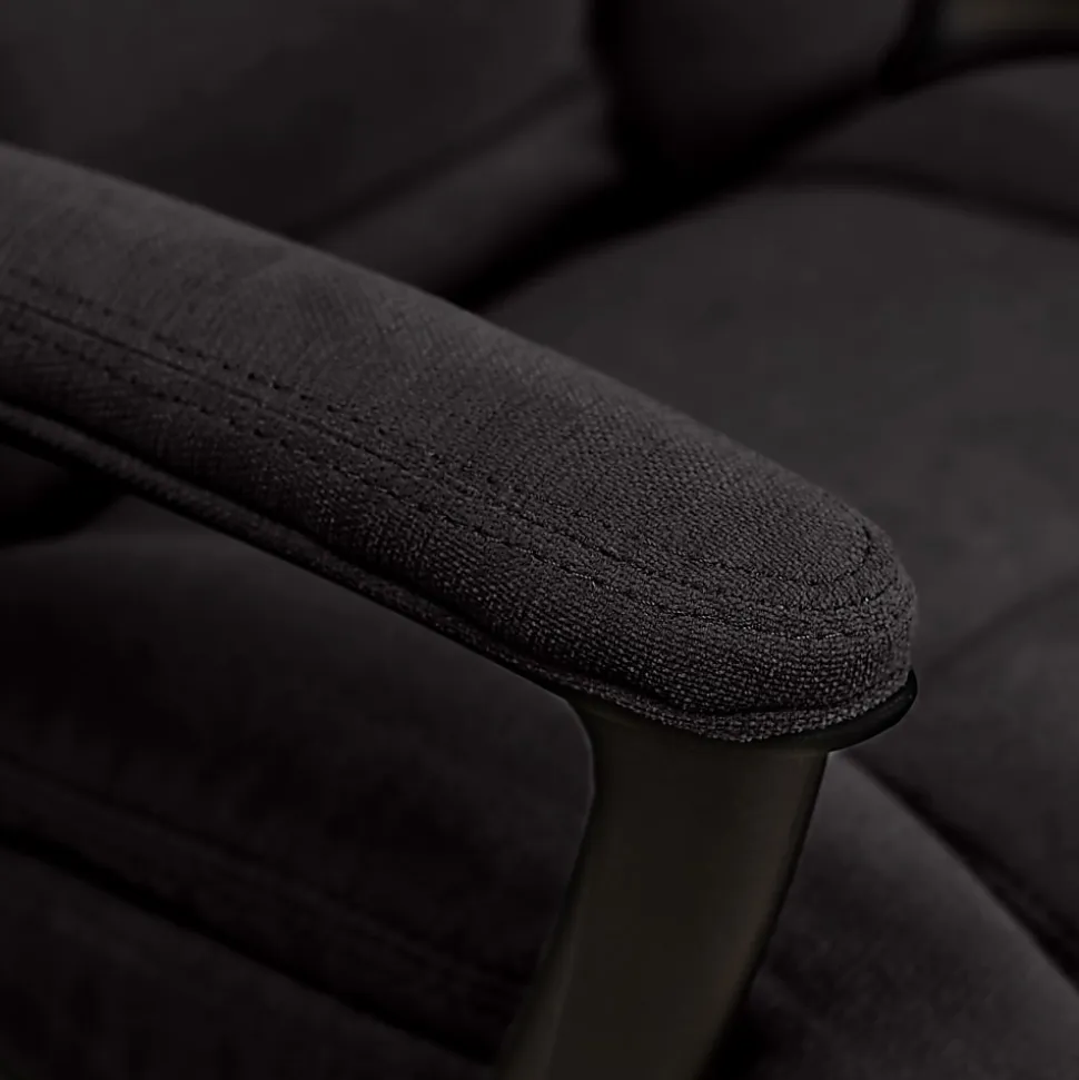 Serta® Connor High-Back Office Chair, Microfiber, Black