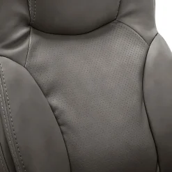 Serta® Connor High-Back Office Chair, Bonded Leather, Gray