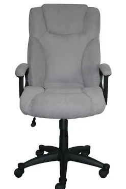 Serta Connor Office Chair, Microfiber, Light Gray