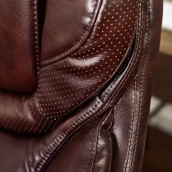 Serta® Conway Big & Tall Bonded Leather High-Back Office Chair, Brown