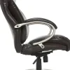 Serta Dayton Big and Tall Executive Office Chair with AIR Technology, Roasted Chestnut/Silver
