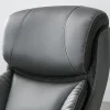 Serta® iComfort i6000 Big & Tall Ergonomic Bonded Leather High-Back Executive Office Chair, Gray/Silver