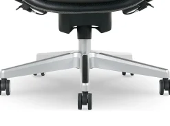 Serta® iComfort i6000 Ergonomic Bonded Leather High-Back Manager Office Chair, Gray/Silver