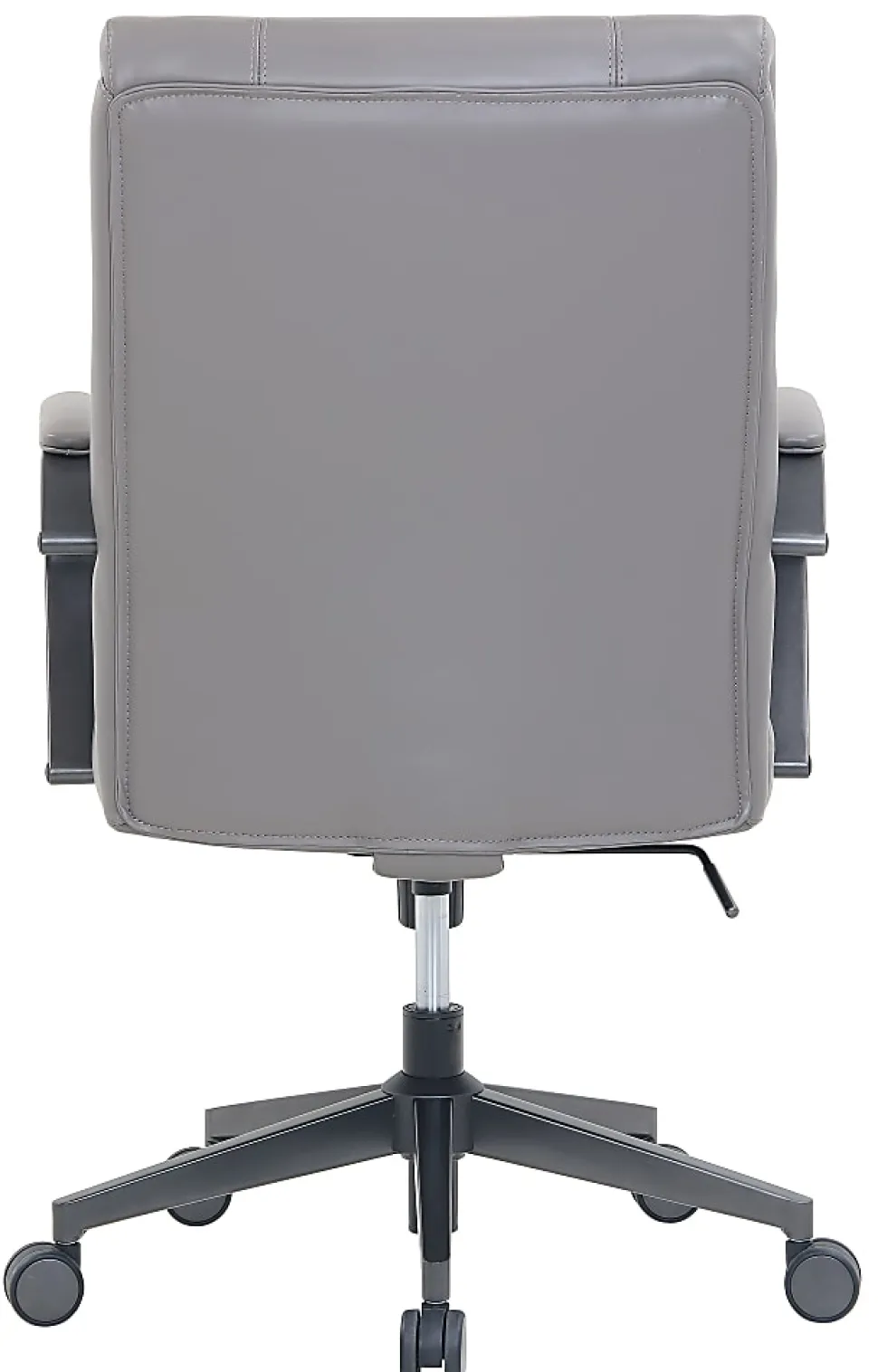 Serta® SitTrue™ Belterra Faux Leather Mid-Back Manager Chair, Gray