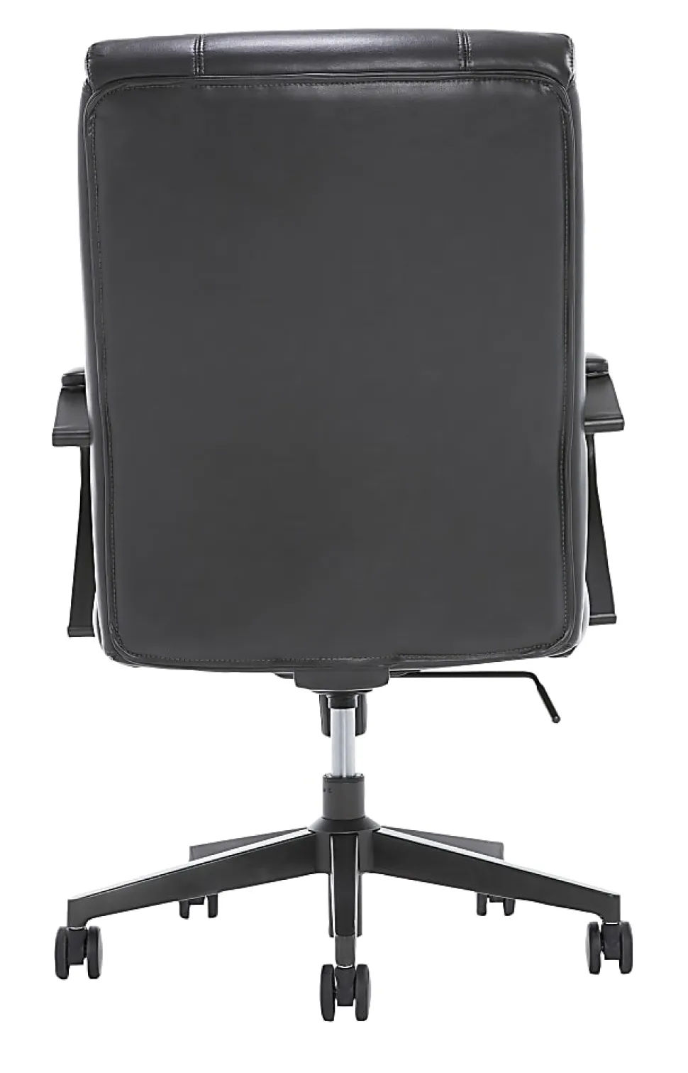 Serta® SitTrue™ Belterra Faux Leather Mid-Back Manager Office Chair, Black