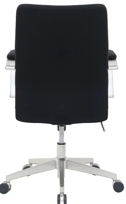 Serta® SitTrue™ Devara Faux Leather Mid-Back Manager Chair, Black