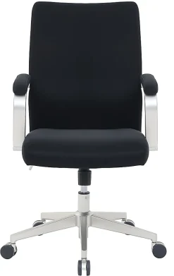 Serta® SitTrue™ Devara Faux Leather Mid-Back Manager Chair, Black