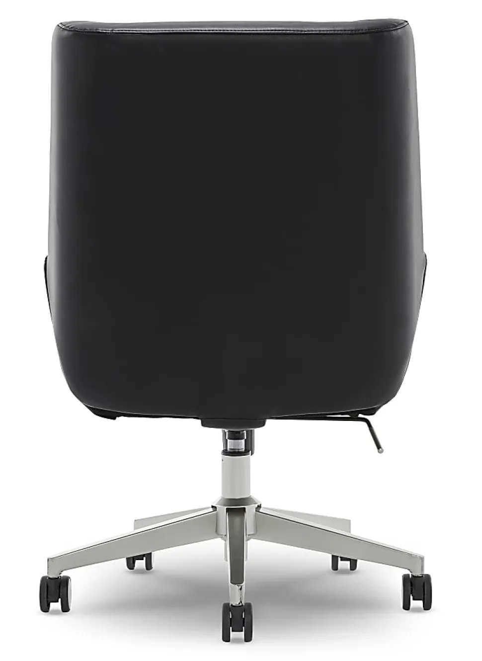Serta® SitTrue™ Montair Faux Leather Mid-Back Manager Chair, Black