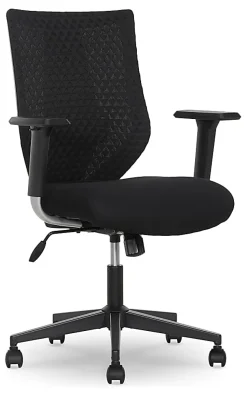 Serta® SitTrue™ Riverdale Ergonomic Mesh/Fabric High-Back Task Chair, 50% Recycled, Black, BIFMA Compliant