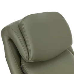 Serta Smart Layers Arlington Air Ergonomic Bonded Leather High-Back Executive Office Chair, Olive