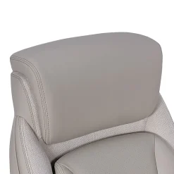 Serta® SmartLayers™ Everett Big & Tall Ergonomic Vegan Leather High-Back Executive Office Chair, Taupe/Dark Gray, BIFMA Compliant