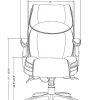 Serta® Smart Layers™ Jennings Big & Tall Ergonomic Bonded Leather High-Back Executive Office Chair, Brown