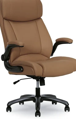 Serta® Torrington Ergonomic High-Back Faux Leather Big & Tall Executive Office Chair, Light Tan