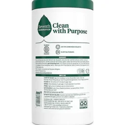 Seventh Generation Multipurpose Wipes - Lemon Zest Scent - 70/Pack