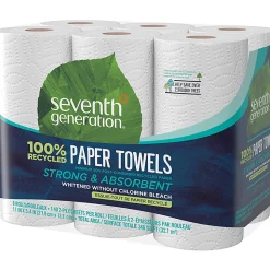 Seventh Generation™ 2-Ply Paper Towels, 100% Recycled, 140 Sheets Per Roll, Pack Of 6 Rolls