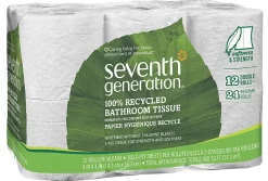 Seventh Generation® 2-Ply Toilet Paper, 100% Recycled, 240 Sheets Per Roll, Pack Of 12 Rolls