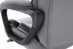 Shaquille O'Neal™ Amphion Ergonomic Bonded Leather High-Back Executive Office Chair, Gray