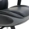 Shaquille O'Neal™ Nereus Ergonomic Bonded Leather High-Back Executive Office Chair, Black