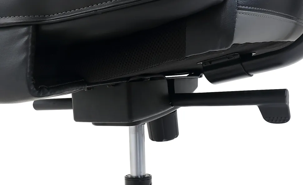 Shaquille O'Neal™ Nereus Ergonomic Bonded Leather High-Back Executive Office Chair, Black
