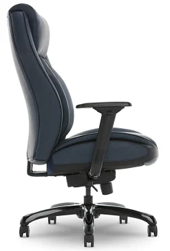 Shaquille O'Neal™ Nereus Ergonomic Bonded Leather High-Back Executive Office Chair, Navy