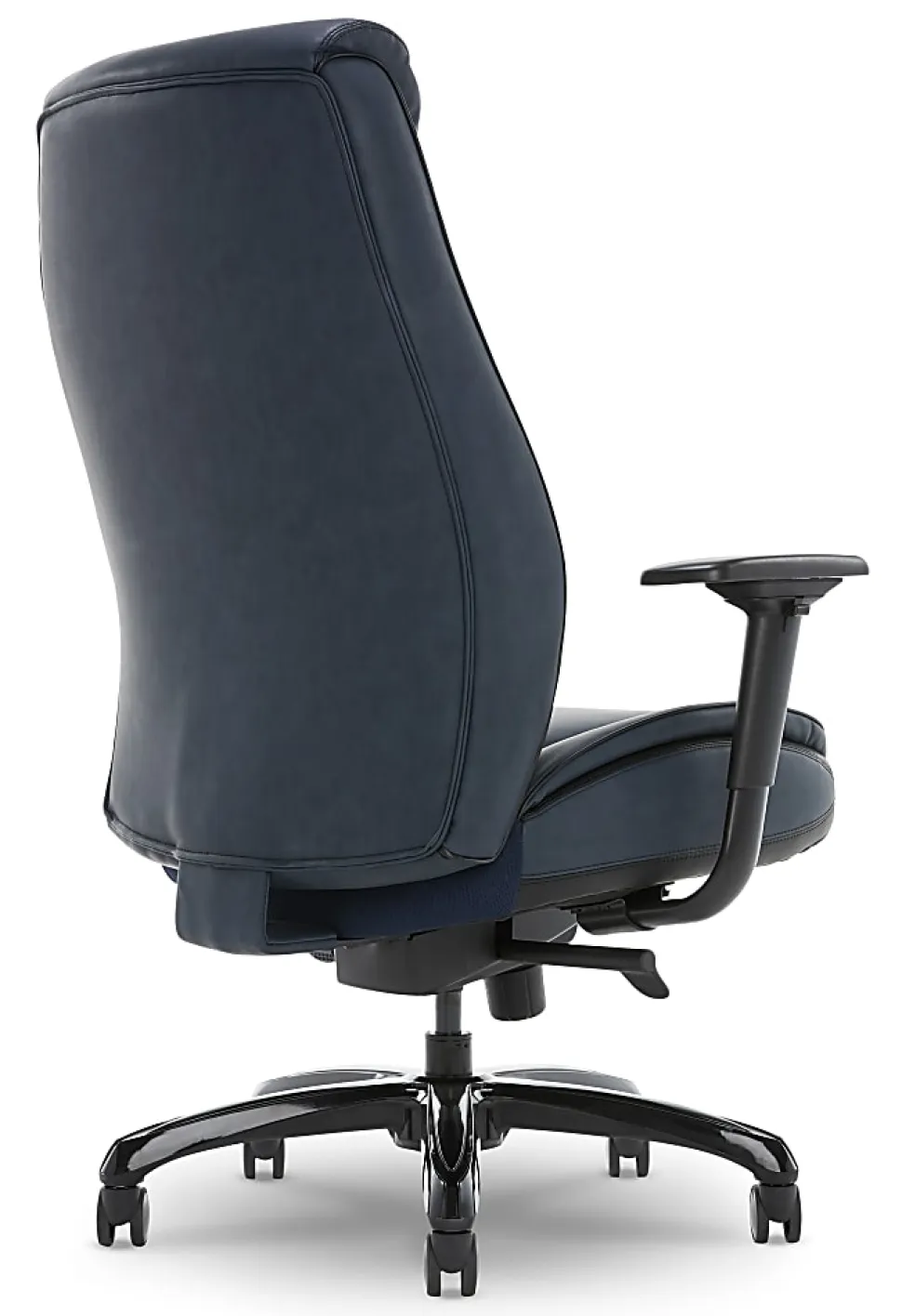Shaquille O'Neal™ Nereus Ergonomic Bonded Leather High-Back Executive Office Chair, Navy