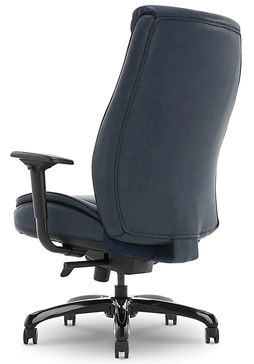 Shaquille O'Neal™ Nereus Ergonomic Bonded Leather High-Back Executive Office Chair, Navy
