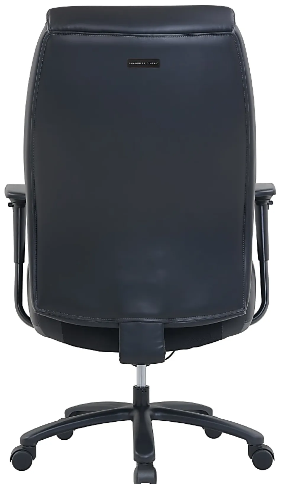 Shaquille O'Neal™ Nereus XXL Ergonomic Bonded Leather High-Back Executive Chair, Black