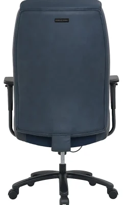 Shaquille O'Neal™ Nereus XXL Ergonomic Bonded Leather High-Back Executive Chair, Blue