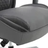 Shaquille O'Neal™ Zephyrus Ergonomic Bonded Leather High-Back Executive Office Chair, Gray